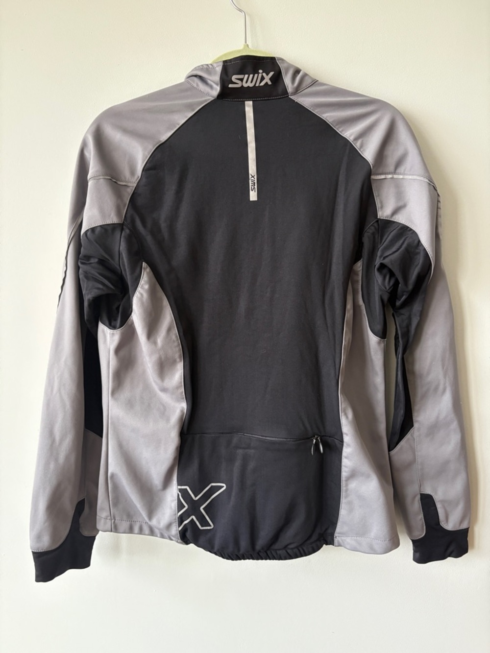 Swix Men's Grey Softshell Training Jacket - Picture 4 of 7